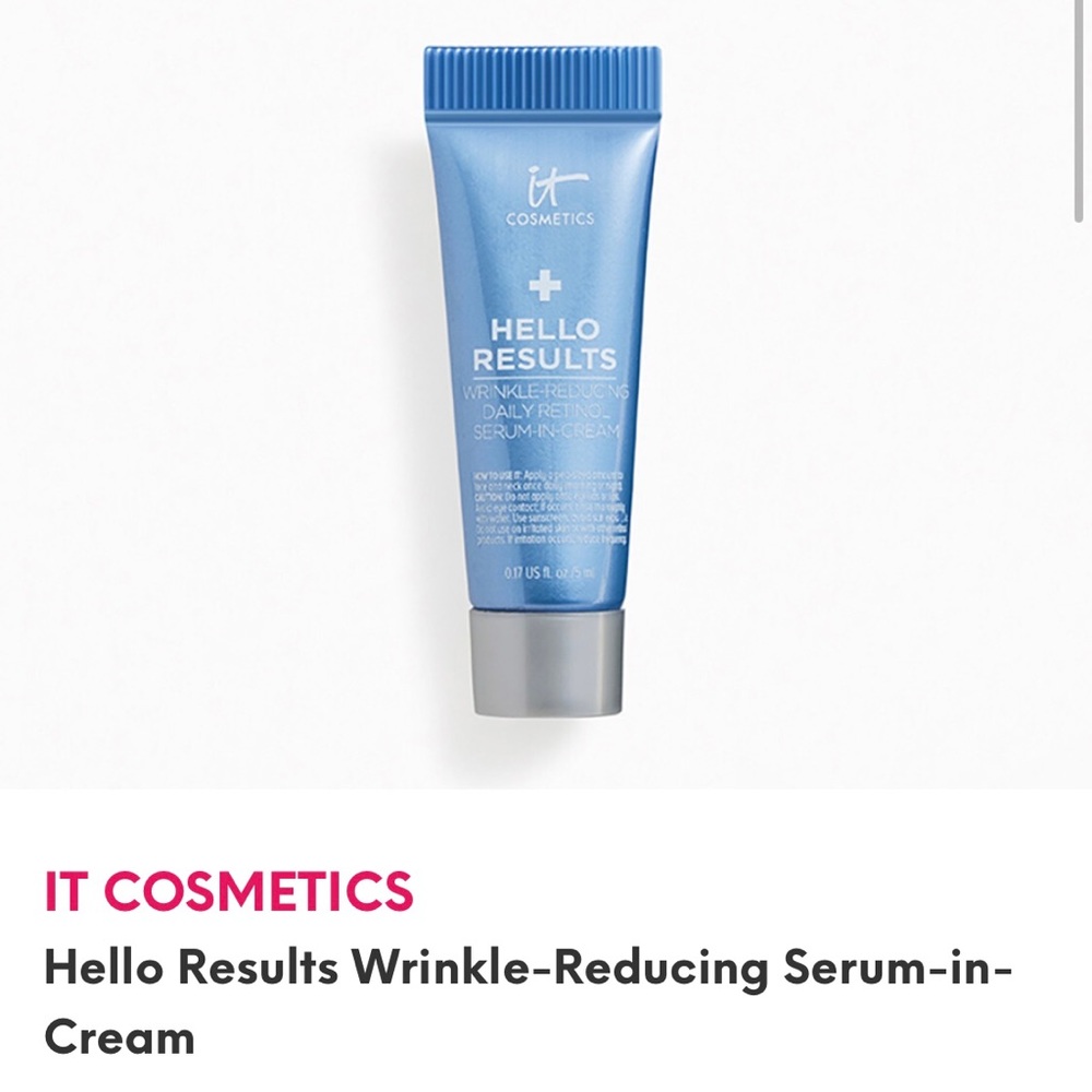 ☀️$4 bundle price☀️ IT cosmetics wrinkle reducing cream